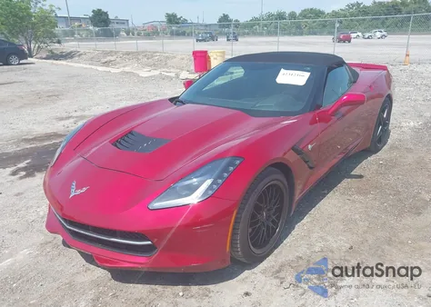 2014 Chevrolet Corvette Stingray z USA, uszkodzony, nr VIN 1G1YF3D77E5114705